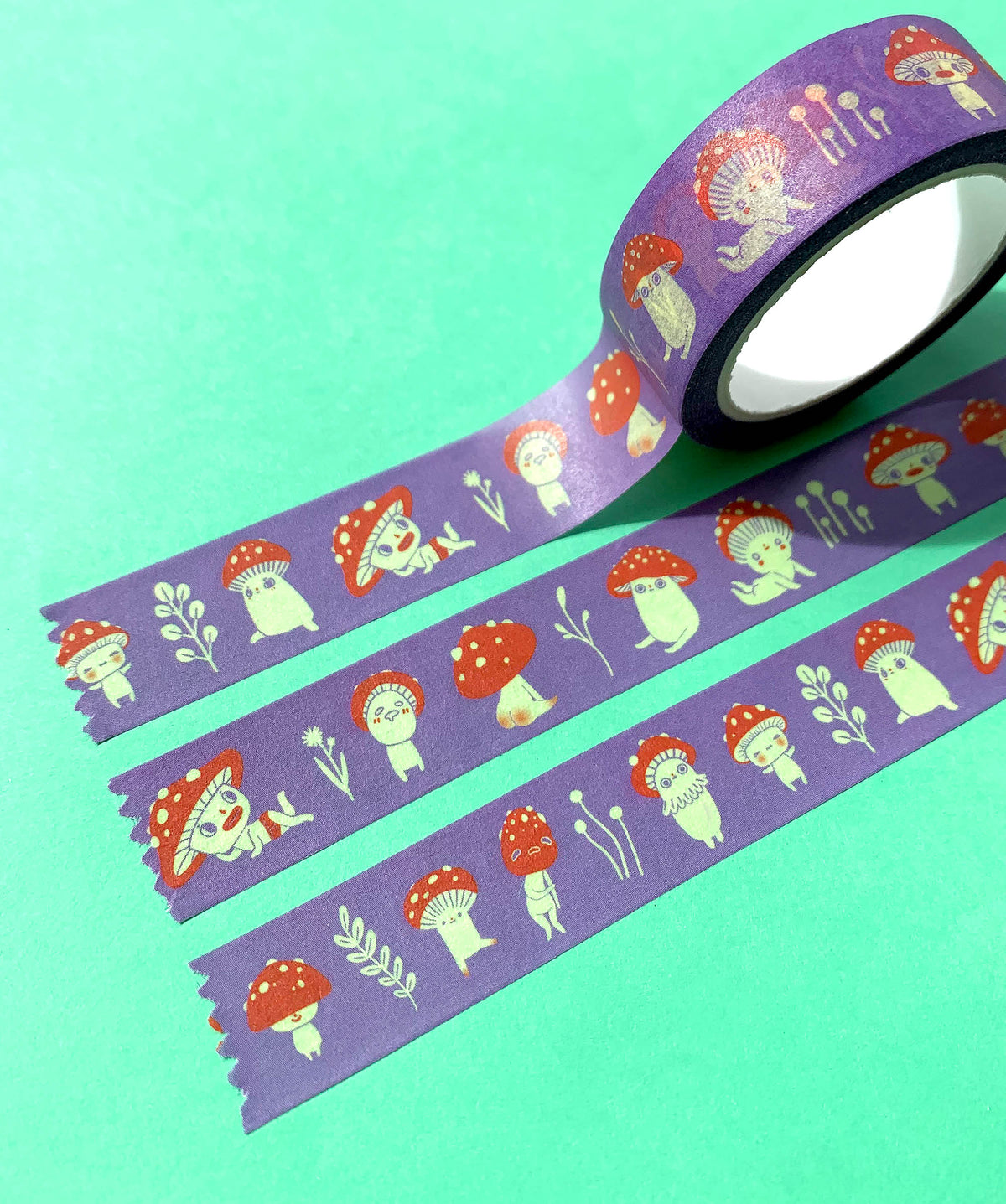 Mush Pals (Purple) - Washi Tape