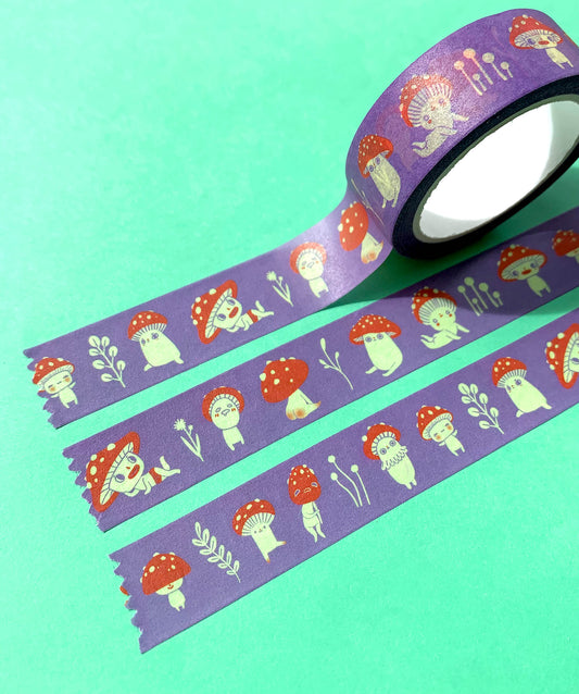 Mush Pals (Purple) - Washi Tape
