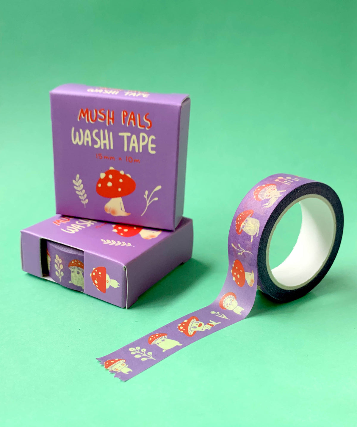 Mush Pals (Purple) - Washi Tape