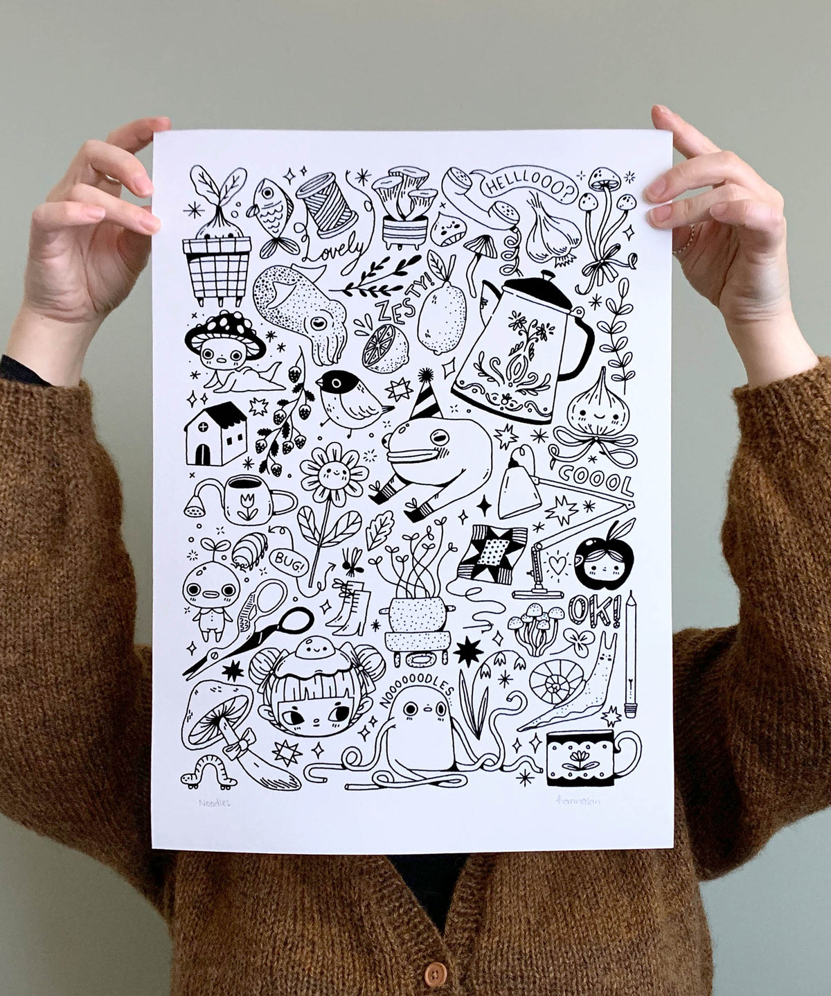 Noodles - A3 Print