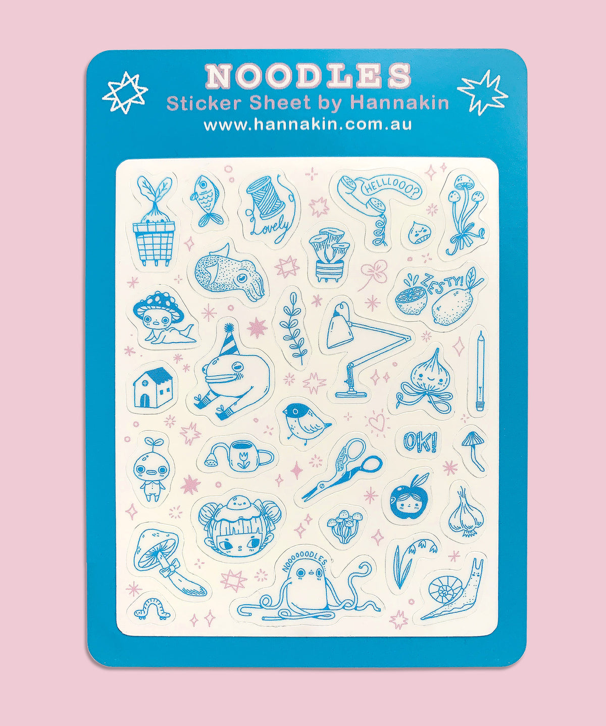 Noodles - Sticker Sheet