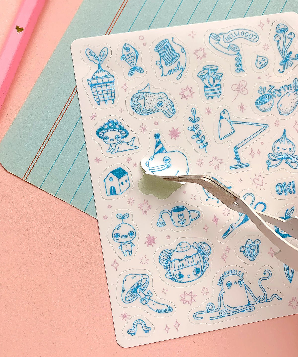 Noodles - Sticker Sheet