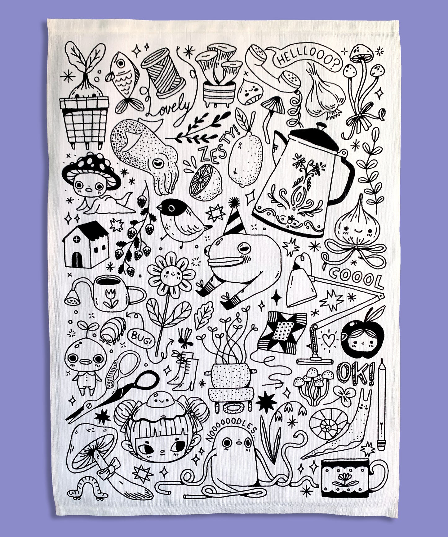 Noodles - Tea Towel