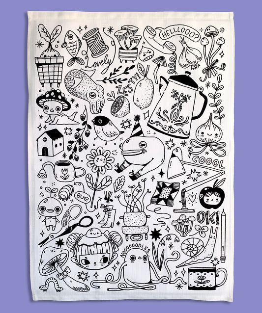 Noodles - Tea Towel