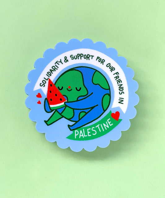 Solidarity & Support - FUNDRAISER Vinyl Sticker