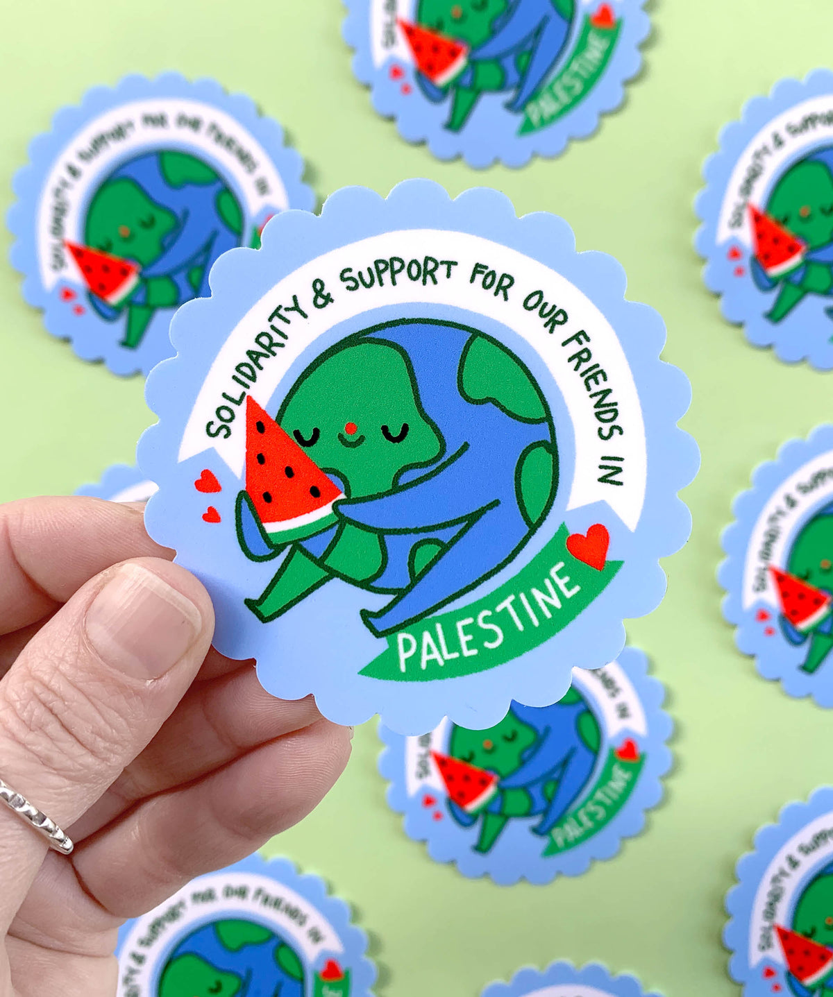 Solidarity & Support - FUNDRAISER Vinyl Sticker