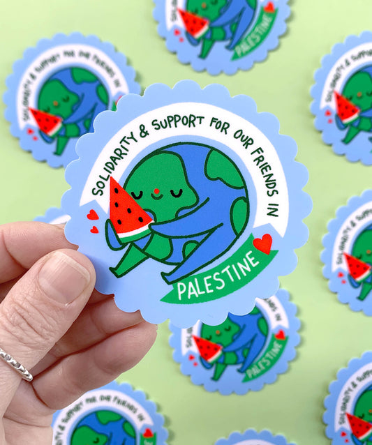 Solidarity & Support - FUNDRAISER Vinyl Sticker