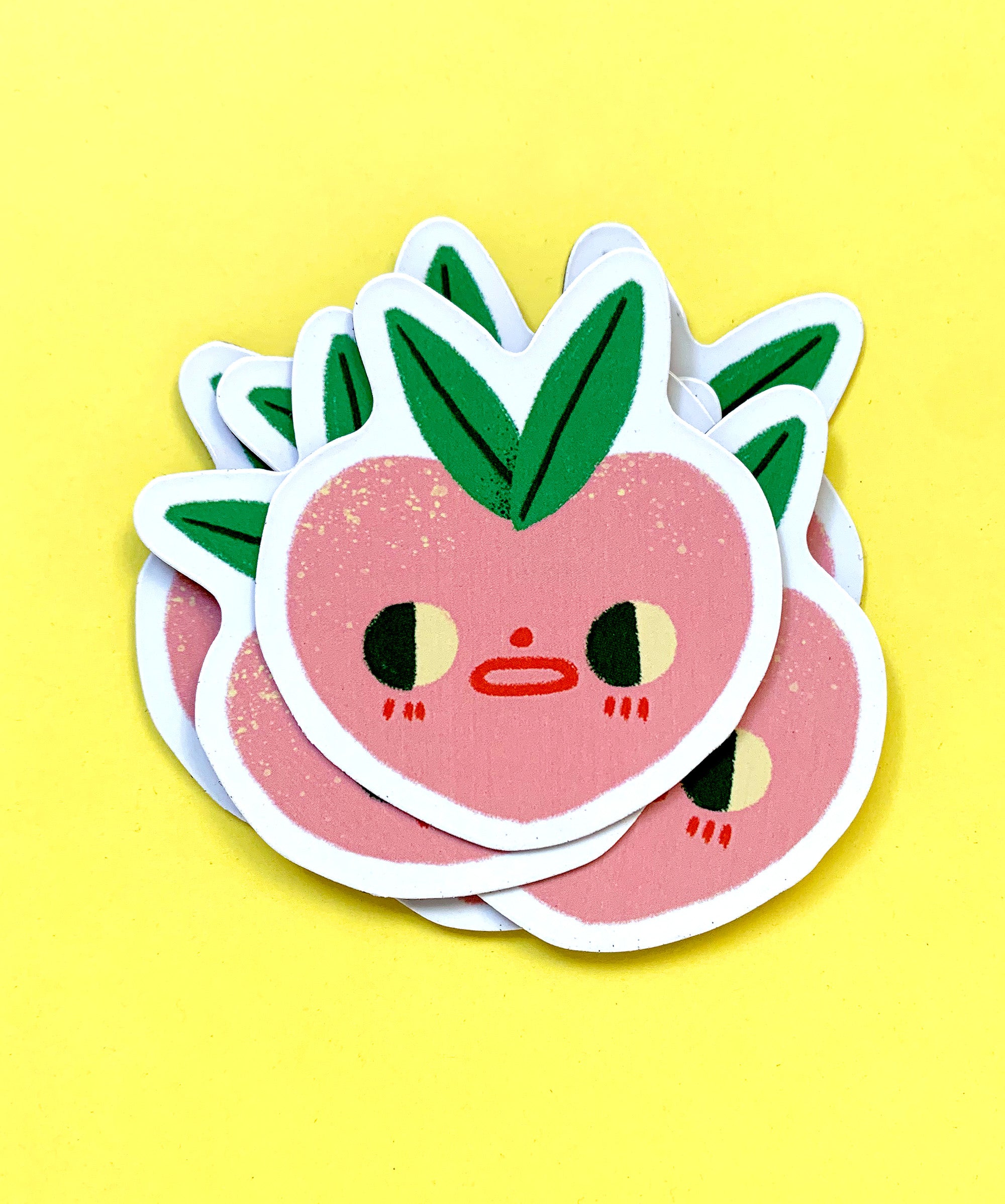 Peach - Fridge Magnet – Hannakin