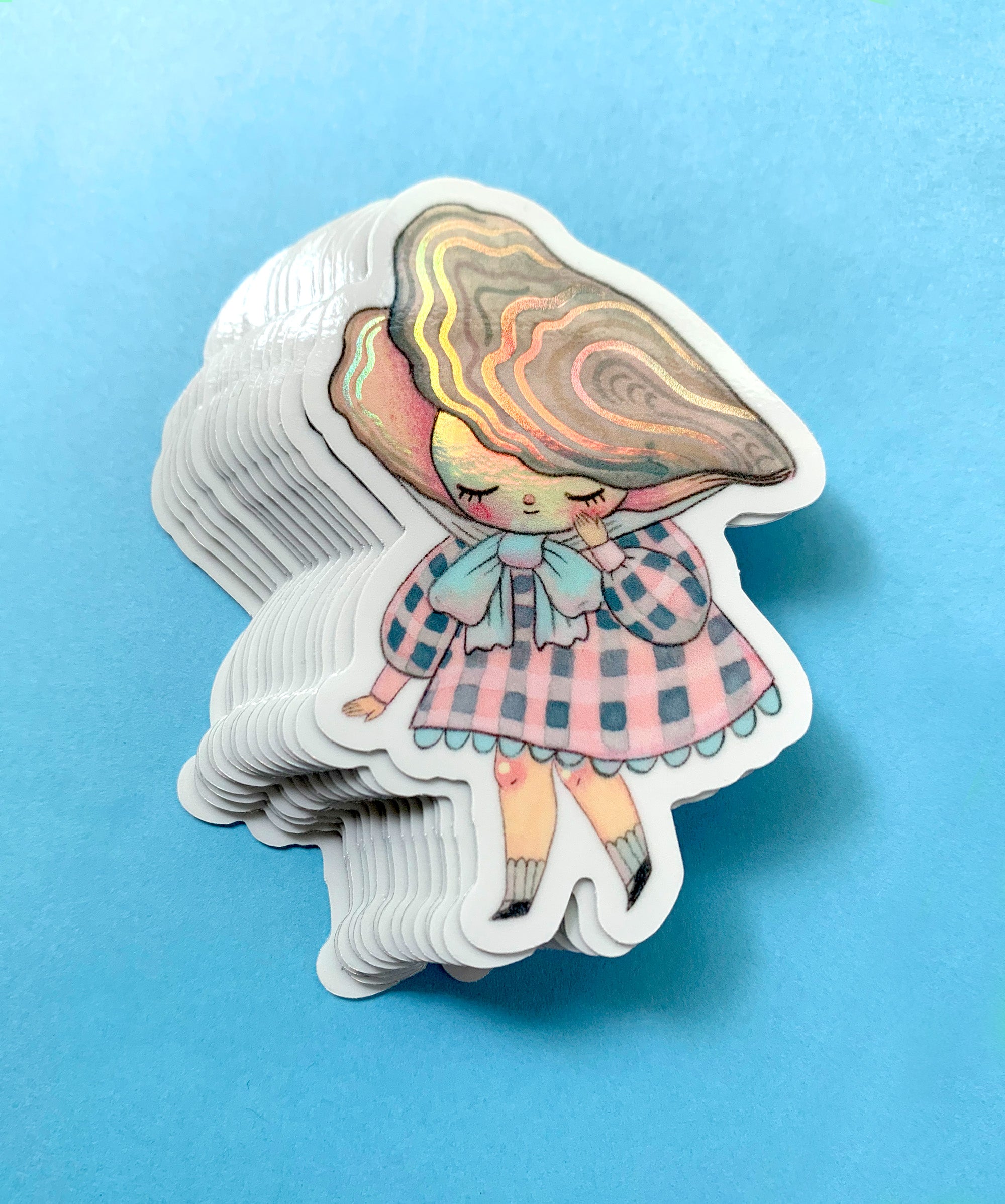 Pearl - Holographic Vinyl Sticker – Hannakin