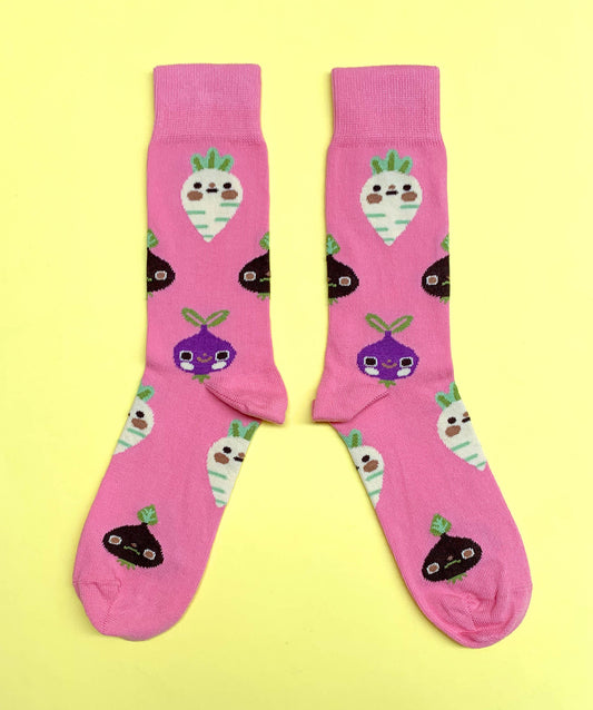 Veggie Socks - Pink
