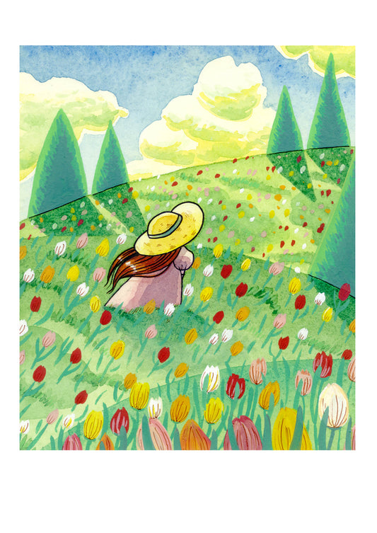 Tulips - A4 Print