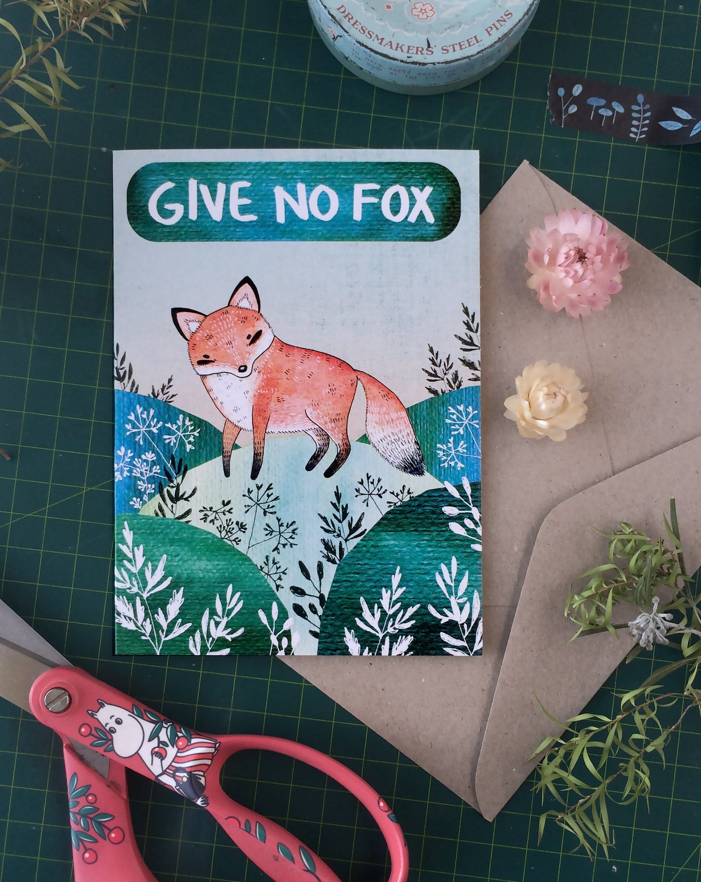 Give No Fox - Greeting Card