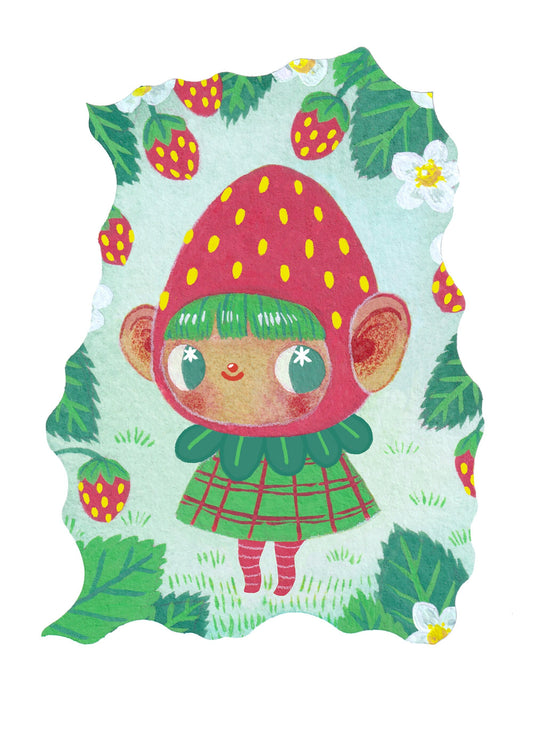 Strawberry Patch - Mini Print